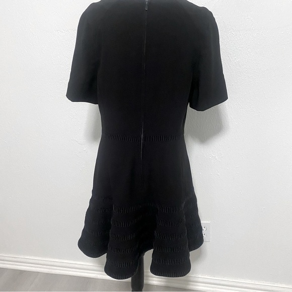 FINDERS Women’s Eyelet Fit and Flare Black Dress Size X-Large Unique Heavyweight - Picture 2 of 15